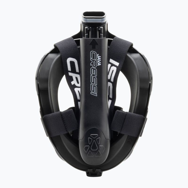 Vollgesichts-Schnorchelmaske Cressi Java Full Face black/black 5