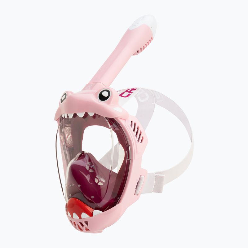 Vollgesichtsmaske zum Schnorcheln für Kinder Cressi Kiddy Full Face Jr pink/purple/white 3