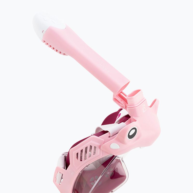 Schnorchelmaske Kinder Cressi Kiddy Full Face Jr pink/purple/white 7