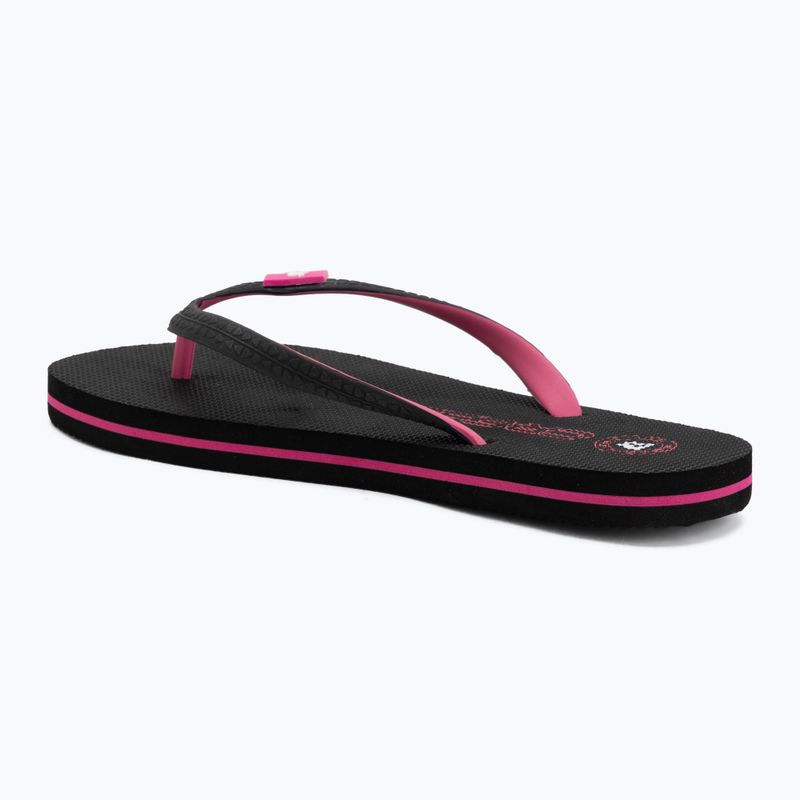 Damen Flip-Flops Cressi St Tropez black/fuchsia 3