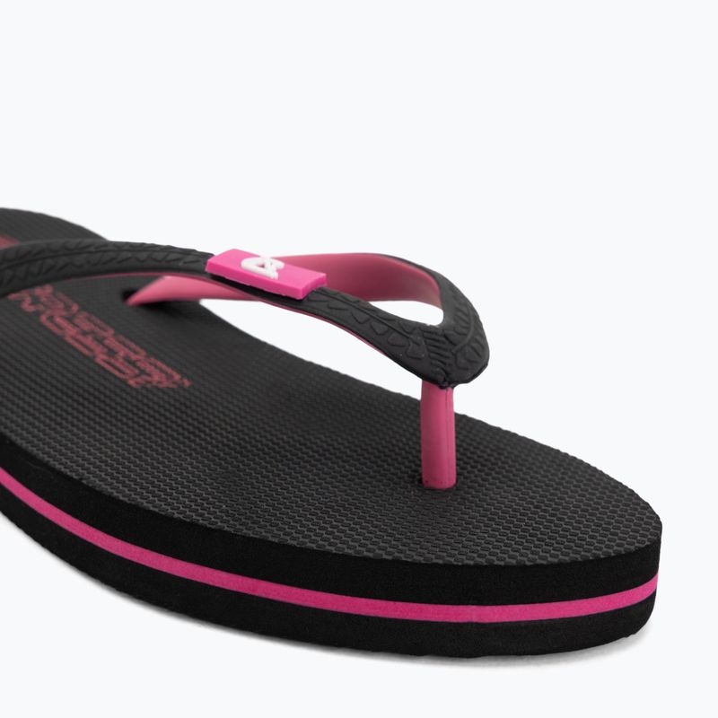 Damen Flip-Flops Cressi St Tropez black/fuchsia 7