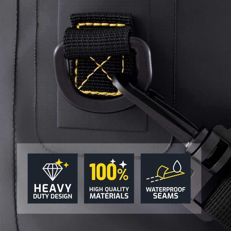 Dry Bag Cressi Ocelot Dry Bag 10 l black/yellow 5