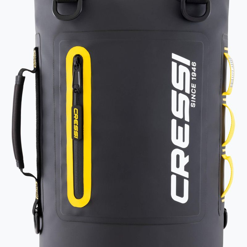 Dry Bag Cressi Ocelot Dry Bag 20 l black/yellow 3