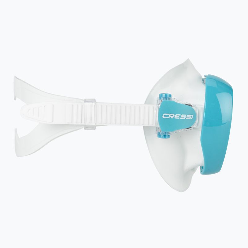 Damen-Tauchmaske Cressi Honey 420 UV white/aquamarine/blue/orange 3