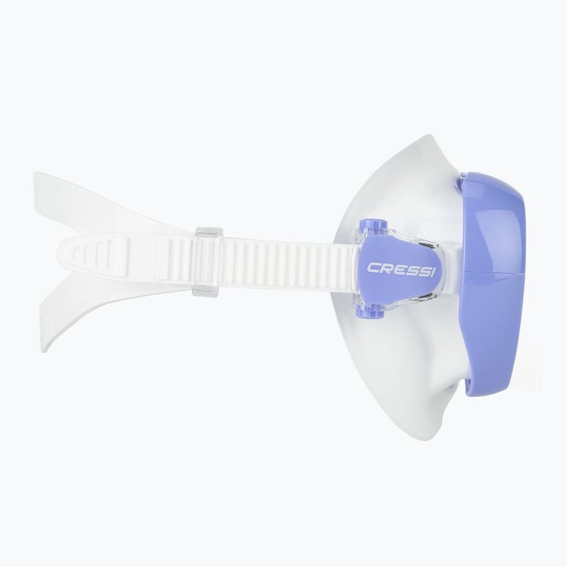 Tauchermaske Damen Cressi Honey 420 UV white/lilac/blue/orange 3