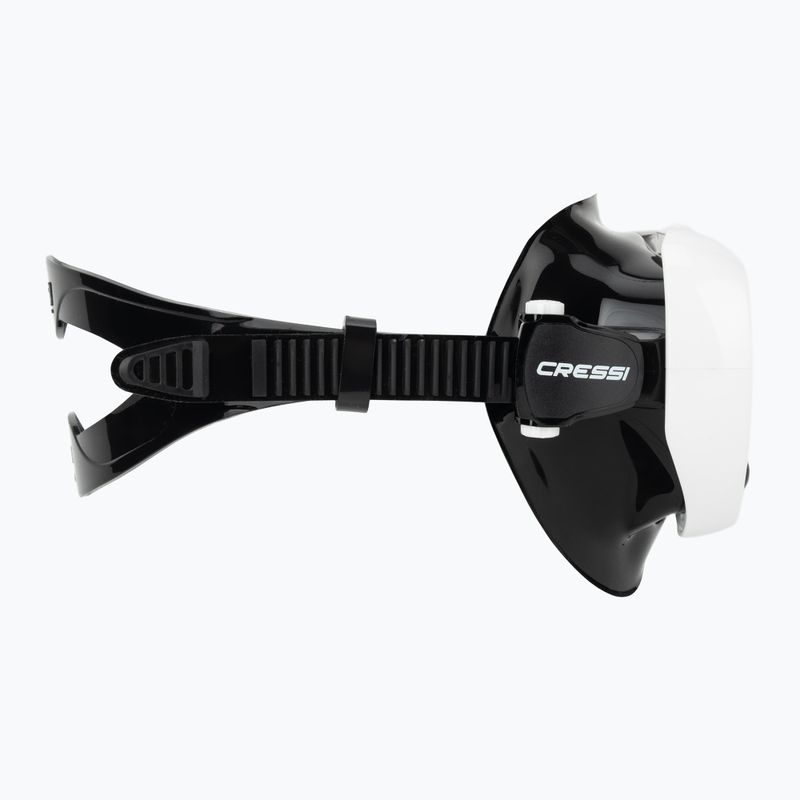 Tauchermaske Damen Cressi Honey 420 UV black/white/yellow/blue 3