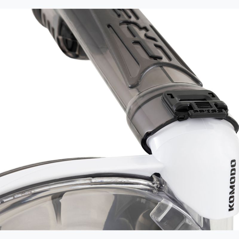 Schnorchelmaske Cressi Komodo Full Face white/black 7