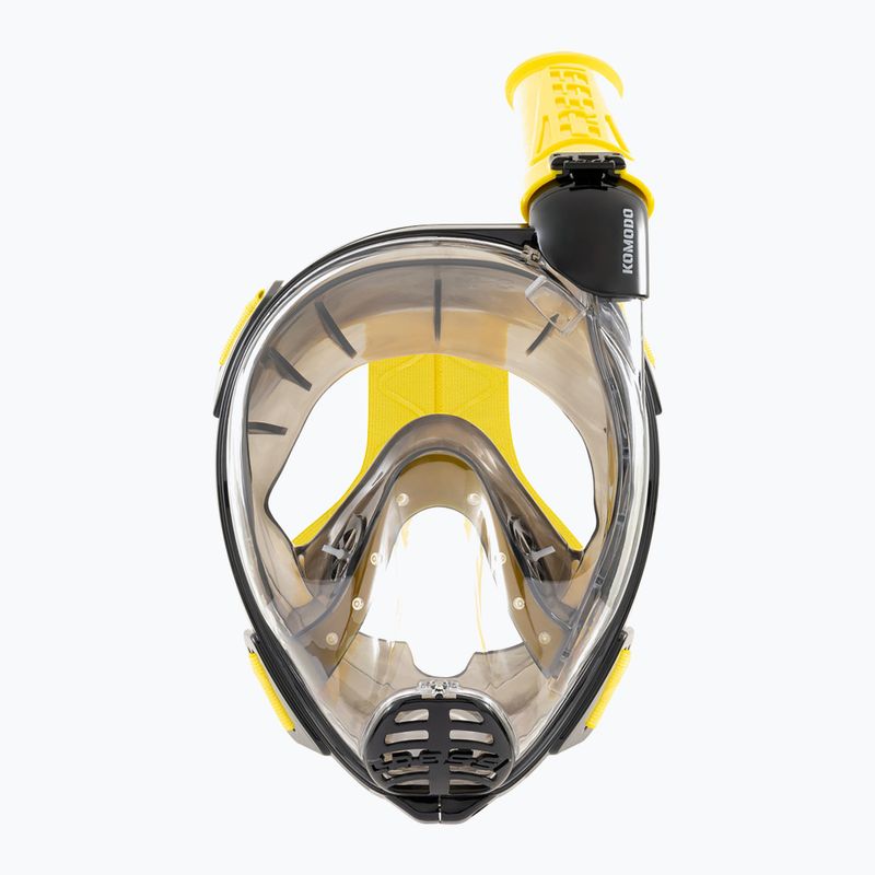 Vollgesichtsmaske zum Schnorcheln Cressi Komodo Full Face black/yellow 3