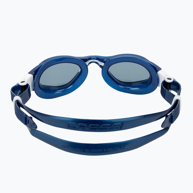 Schwimmbrille Cressi Flash blue metal/white smoked 4