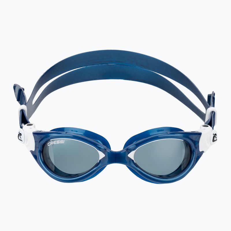 Schwimmbrille Damen Cressi Flash blue metal/white smoked 2