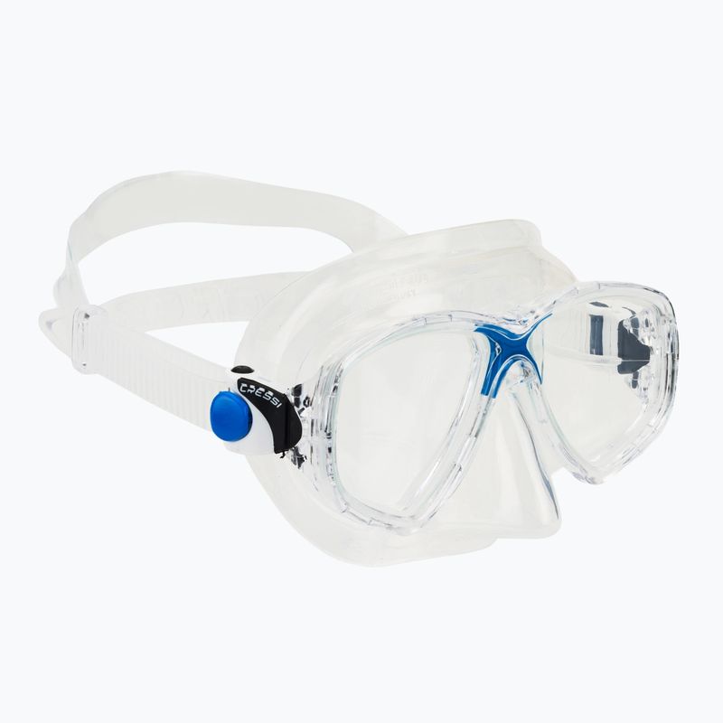 Schnorchelset Cressi Palau Marea Dry Bag Set blue/azure 2