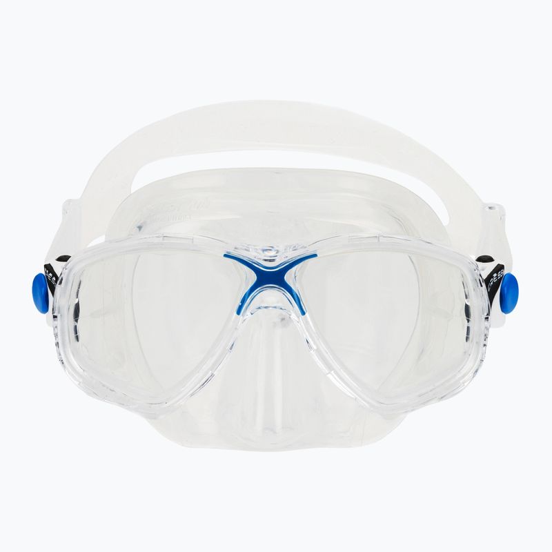 Schnorchelset Cressi Palau Marea Dry Bag Set blue/azure 3