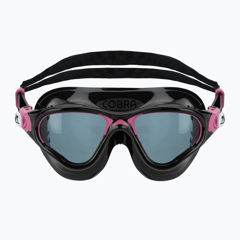 Schwimmbrille Cressi Cobra black/black/pink smoked 2