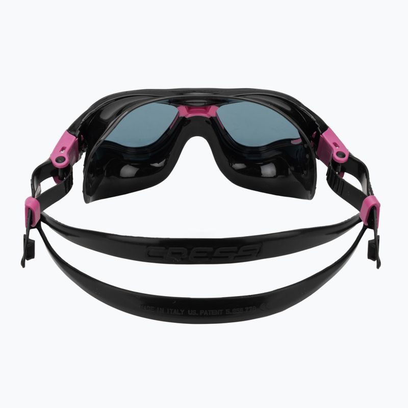 Schwimmbrille Cressi Cobra black/black/pink smoked 4