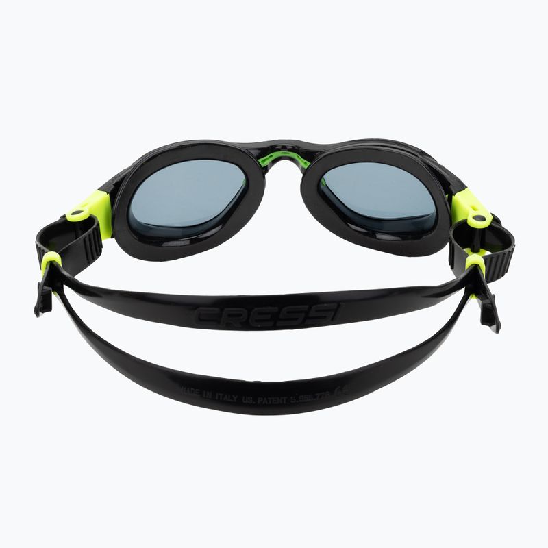 Schwimmbrille Cressi Flash black/lime smoked 4