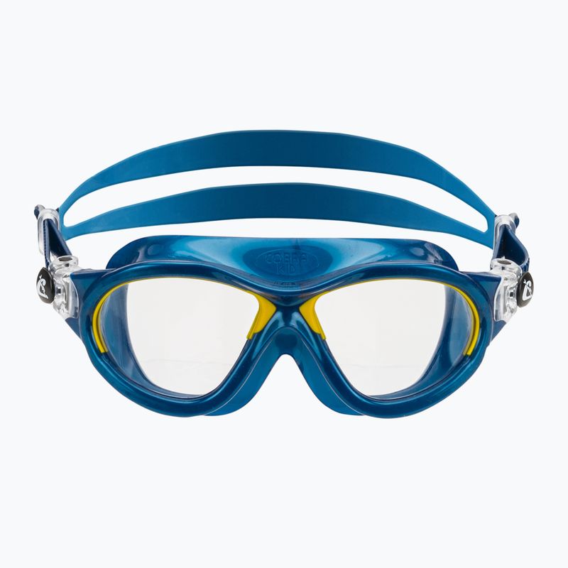 Schwimmbrille Kinder Cressi Mini Cobra blue/yellow 2
