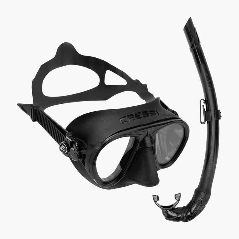 Cressi Calibro + Korsika Tauchset schwarz DS435050