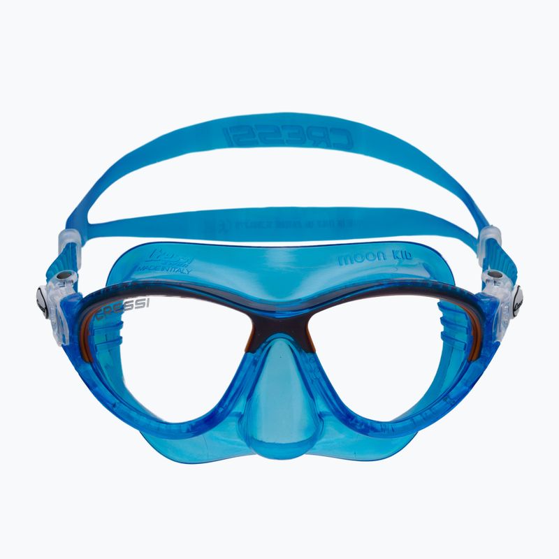 Cressi Moon Kindertauchmaske blau DN200828 2