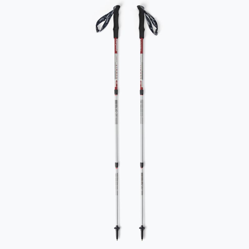 Masters Nordic Walking Stöcke Trekking Pole Summit Light rot 01S4419