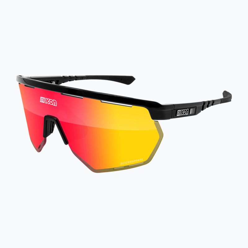 SCICON Aerowing schwarz glänzend/scnpp multimirror rot Fahrradbrille EY26060201 2