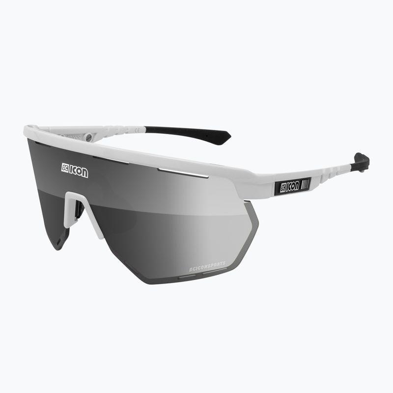 SCICON Aerowing weiß glänzend/scnpp multimirror silber Fahrradbrille EY26080802 2