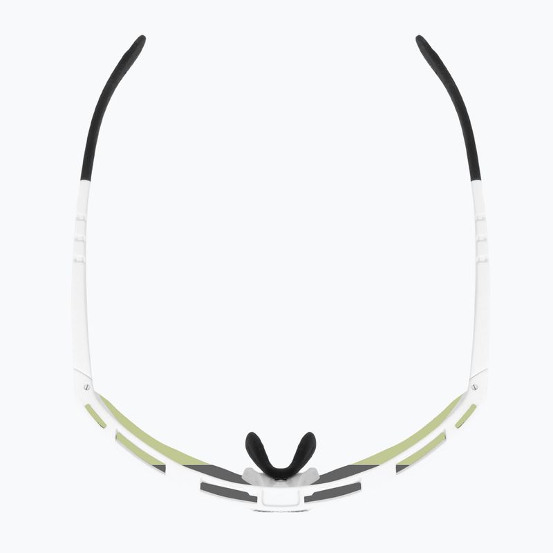 SCICON Aeroshade Kunken weiß glänzend/scnpp grün trail Radbrille EY31150800 6