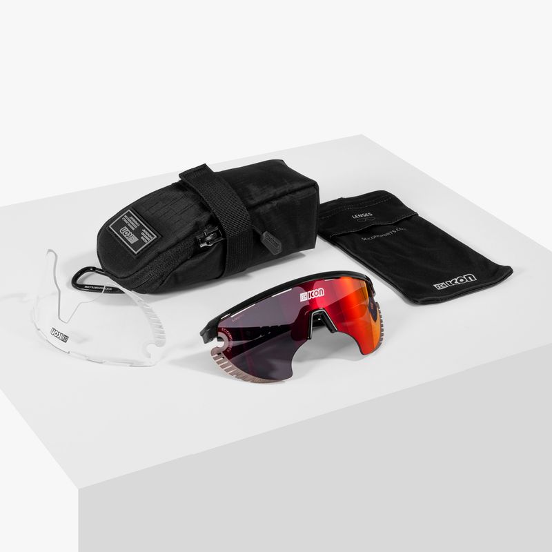 SCICON Aerowing Lamon Kristallglanz/scnpp multimirror rot Fahrradbrille EY30060700 7