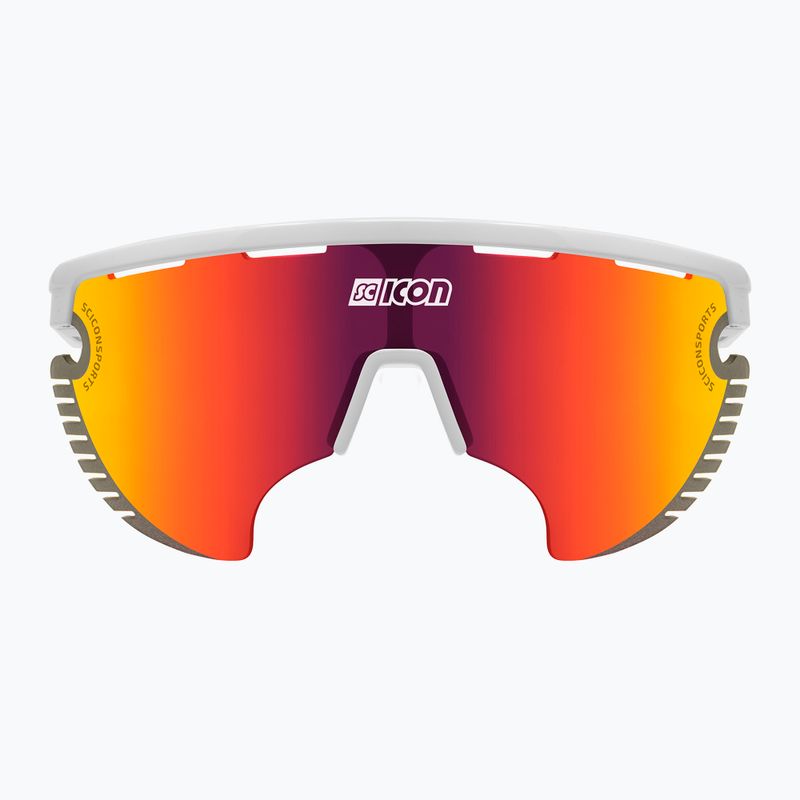 SCICON Aerowing Lamon weiß glänzend/scnpp multimirror rot Fahrradbrille EY30060800 3