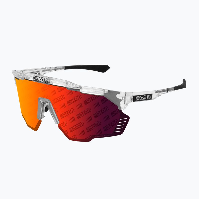 SCICON Aeroshade Kunken Kristallglanz/scnpp Monogramm multimirror rot Fahrradbrille EY31130700 2
