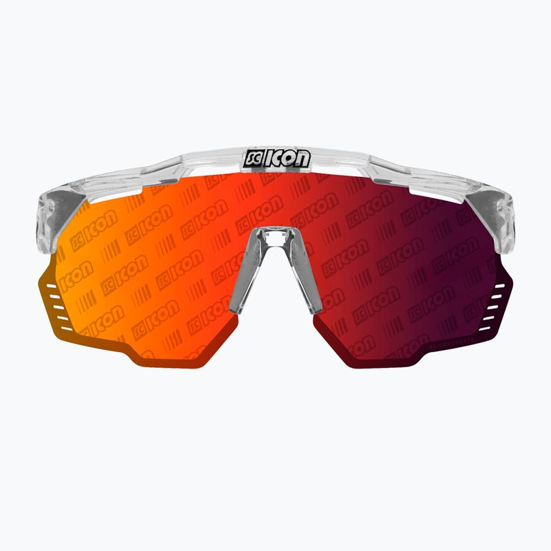 SCICON Aeroshade Kunken Kristallglanz/scnpp Monogramm multimirror rot Fahrradbrille EY31130700 3