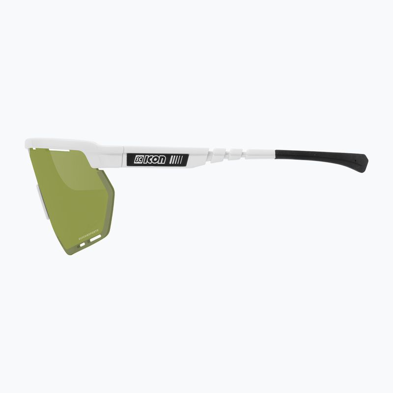 SCICON Aerowing weiß glänzend/scnpp grün trail Radbrille EY26150800 7