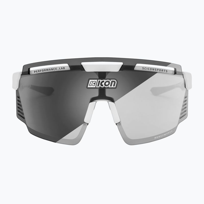 SCICON Aerowatt weiß glänzend/scnpp photocromic silberne Fahrradbrille EY37010800 3