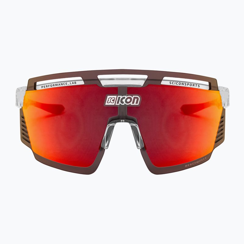SCICON Aerowatt Kristallglanz/scnpp multimirror rot Fahrradbrille EY37060700 3