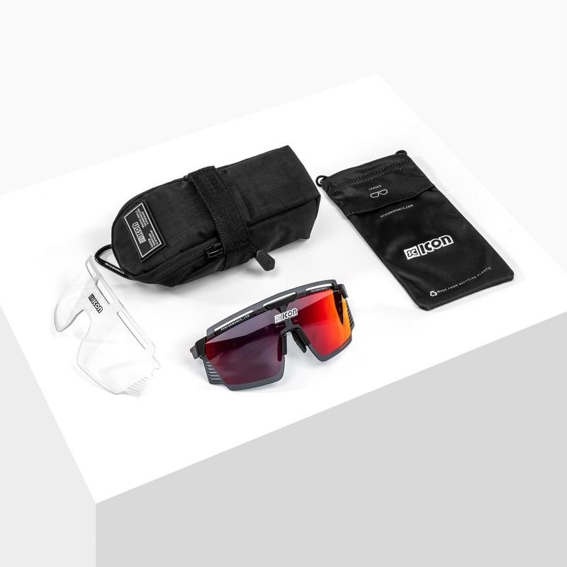 SCICON Aerowatt Kristallglanz/scnpp multimirror rot Fahrradbrille EY37060700 6