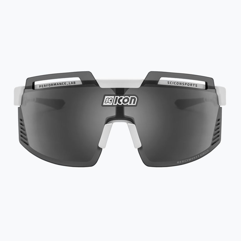 SCICON Aerowatt Foza weißer Glanz/scnpp multimirror silberne Fahrradbrille EY38080800 3