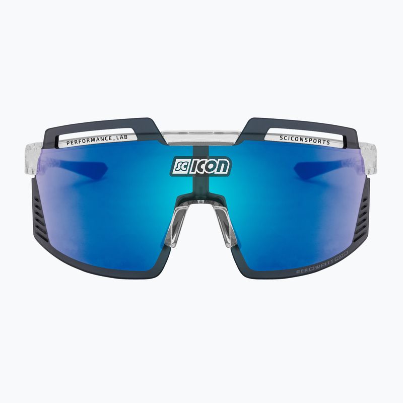 SCICON Aerowatt Foza Kristallglanz/scnpp multimirror blau Fahrradbrille EY38030700 3