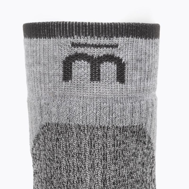 Trekkingsocken Mico Medium Weight Extra Dry Trek Crew grau CA358