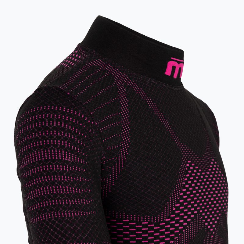 Damen Thermounterwäsche Mico Extra Dry Kit schwarz-rosa BX2826 5