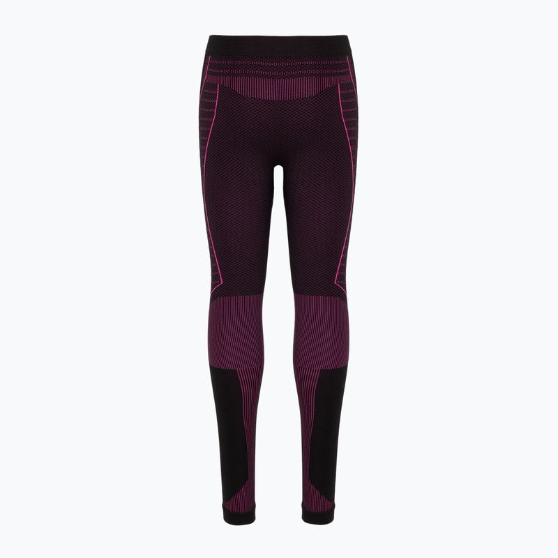 Damen Thermounterwäsche Mico Extra Dry Kit schwarz-rosa BX2826 9