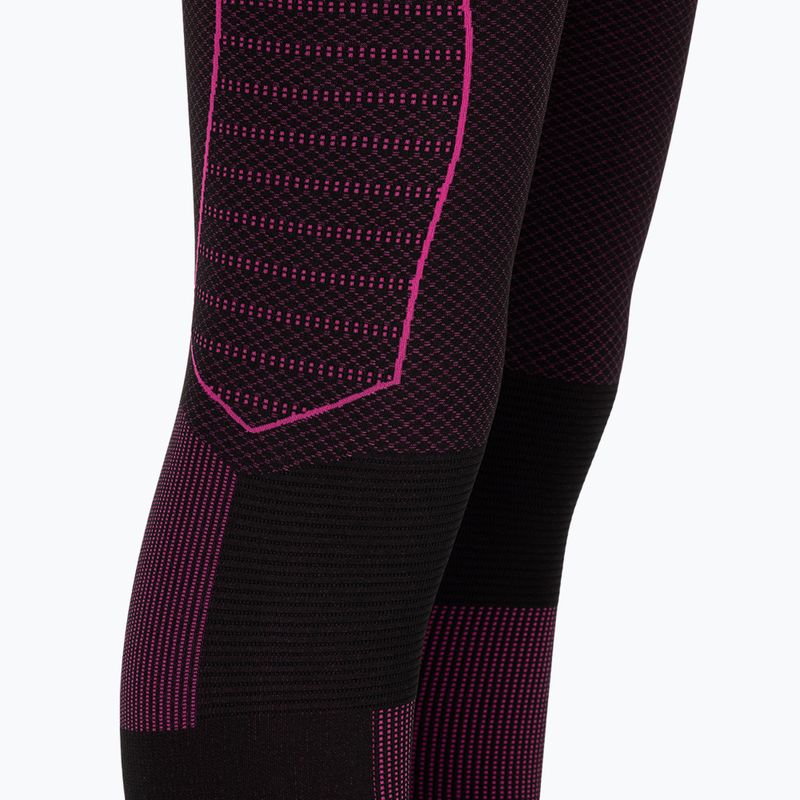 Damen Thermounterwäsche Mico Extra Dry Kit schwarz-rosa BX2826 10