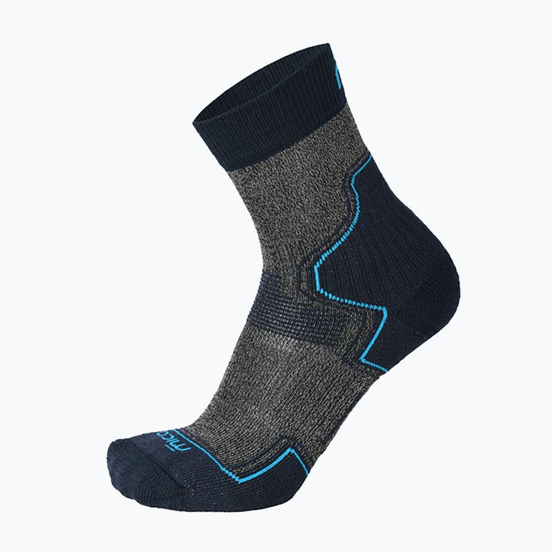Trekkingsocken Mico Light Weight Extra Dry Hike Crew dunkelblau CA369