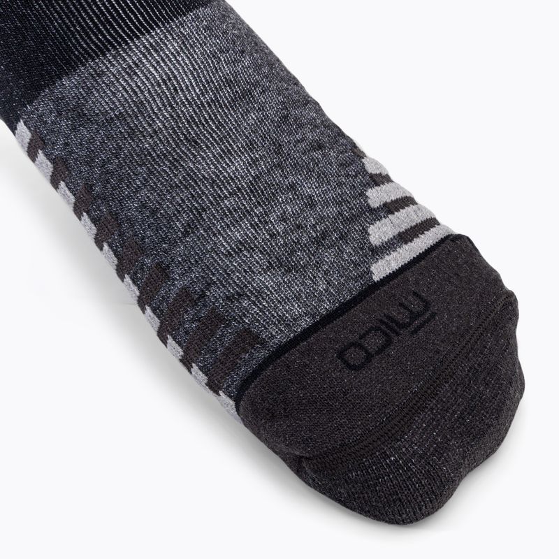 Trekkingsocken Mico Medium Weight Crew Outdoor Tencel grau CA155 3