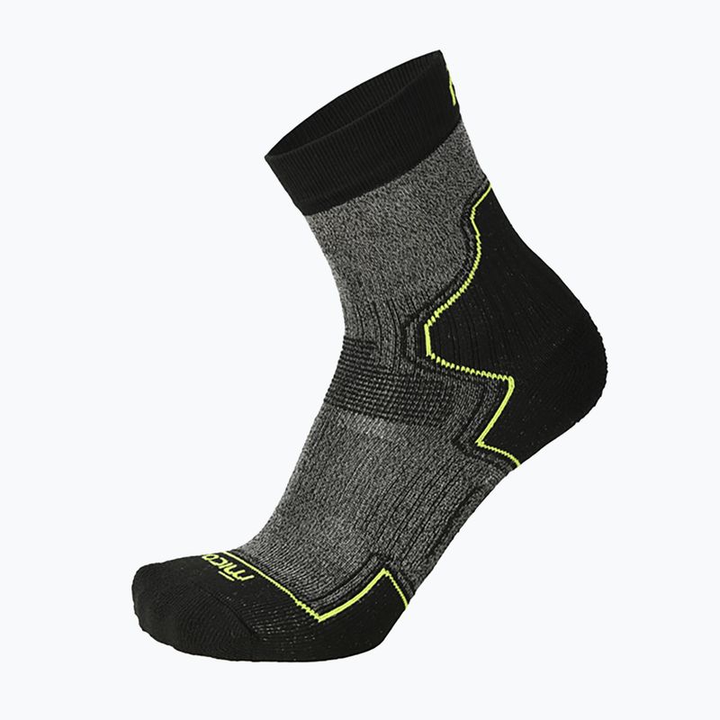 Trekkingsocken Mico Light Weight Extra Dry Hike Crew schwarz CA369