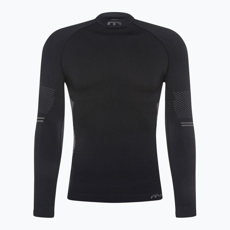 Unterwäsche Funktionsshirt Herren Mico M1 Mock Neck schwarz IN721 6