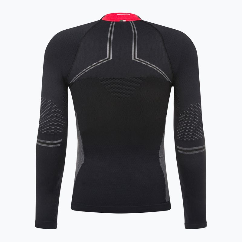 Unterwäsche Funktionsshirt Herren Mico M1 Mock Neck schwarz IN721 7