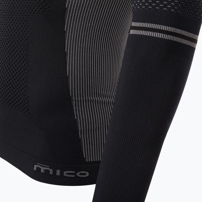 Unterwäsche Funktionsshirt Herren Mico M1 Mock Neck schwarz IN721 8