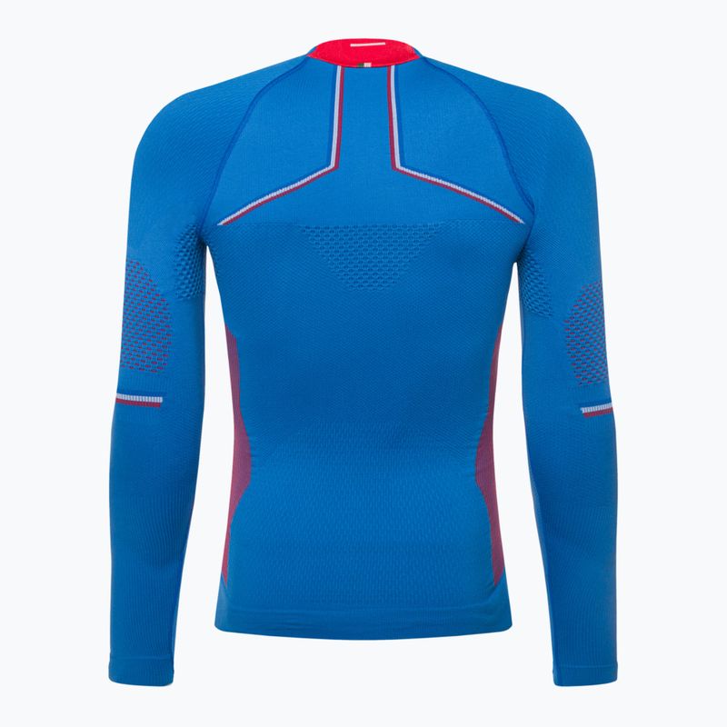 Thermoaktives Herren-Sweatshirt Mico M1 Mock Neck cobalto 8