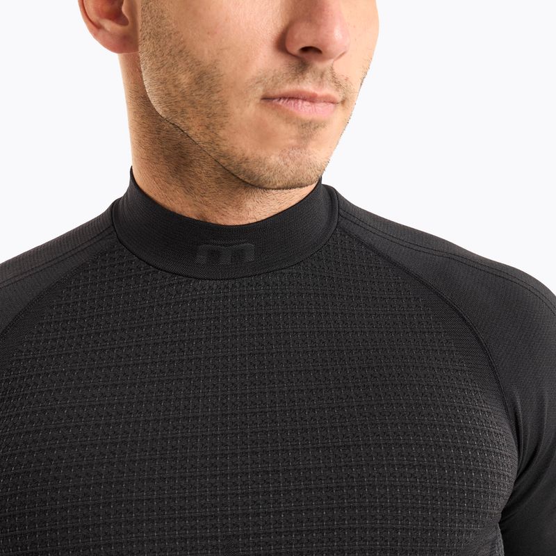 Herren Thermoaktivshirt Mico Odor Zero Mock Neck nero 3