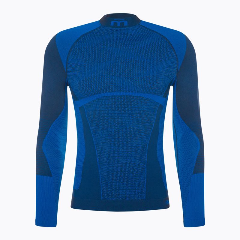 Unterwäsche Funktionsshirt Herren Mico Warm Control Mock Neck blau IN1851 6