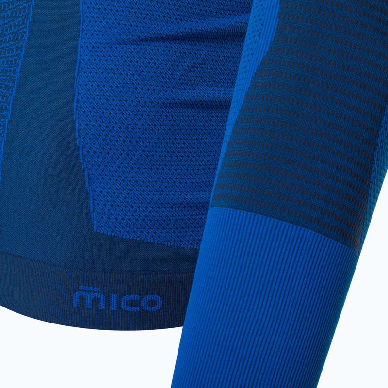 Herren-Thermoaktivshirt Mico Warm Control Mock Neck piombo 8